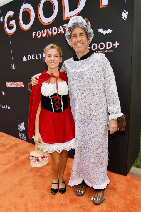 Jerry Seinfeld and wife halloween 2018
