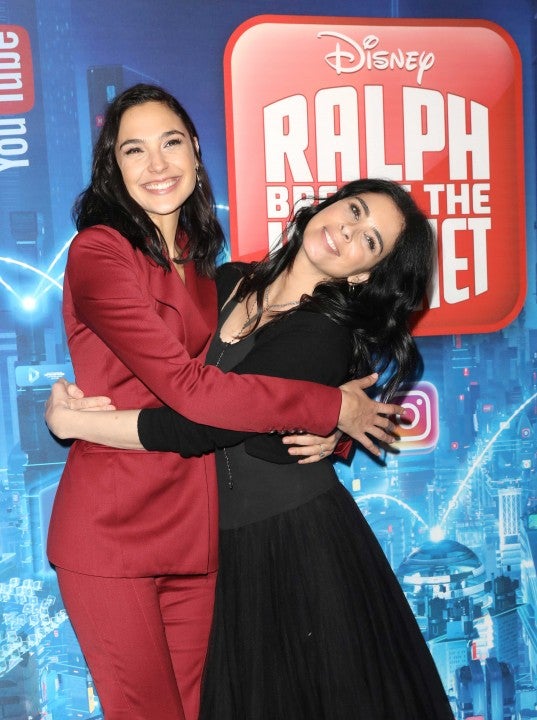Gal Gadot and Sarah Silverman at the U.K. premiere of Ralph Breaks the Internet in London on Nov. 25.