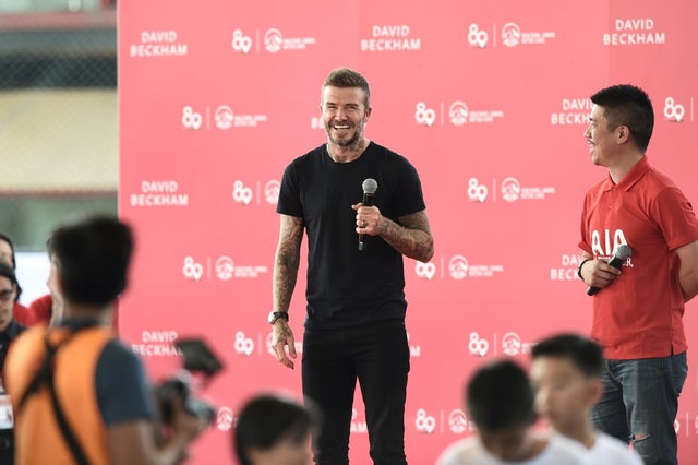 David Beckham in Bangkok