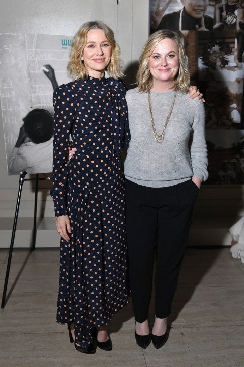 Naomi Watts and Amy Poehler at the Worldwide Orphans 14th Annual Gala at Cipriani Wall Street on November 5, 2018 in New York City.