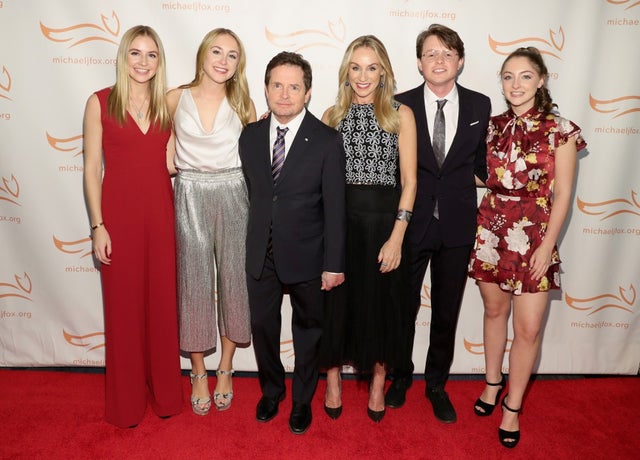 Tracy Pollan and Michael J. Fox and kids