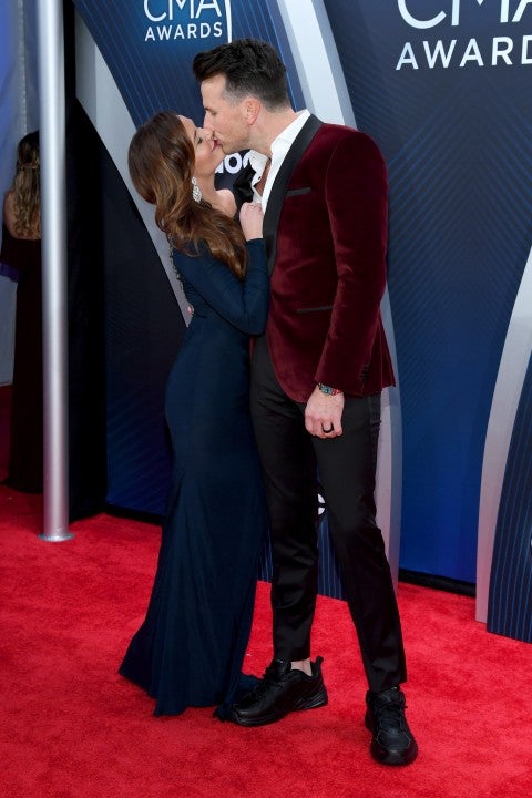 Kailey Dickerson and Russell Dickerson at cma awards
