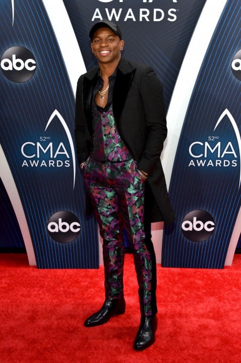 Jimmie Allen at the 52nd annual CMA Awards 