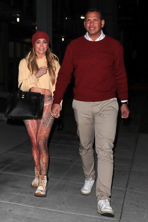 Jennifer Lopez and Alex Rodriguez in Beverly Hills