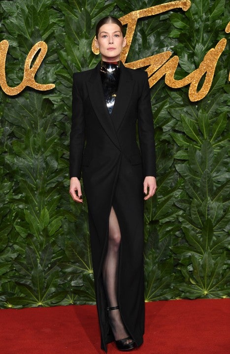 Rosamund Pike at The Fashion Awards 2018