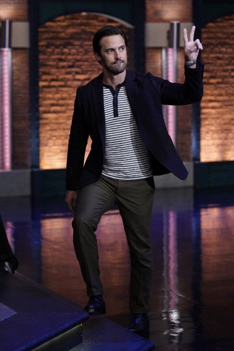 Milo Ventimiglia at Late Night With Seth Meyers