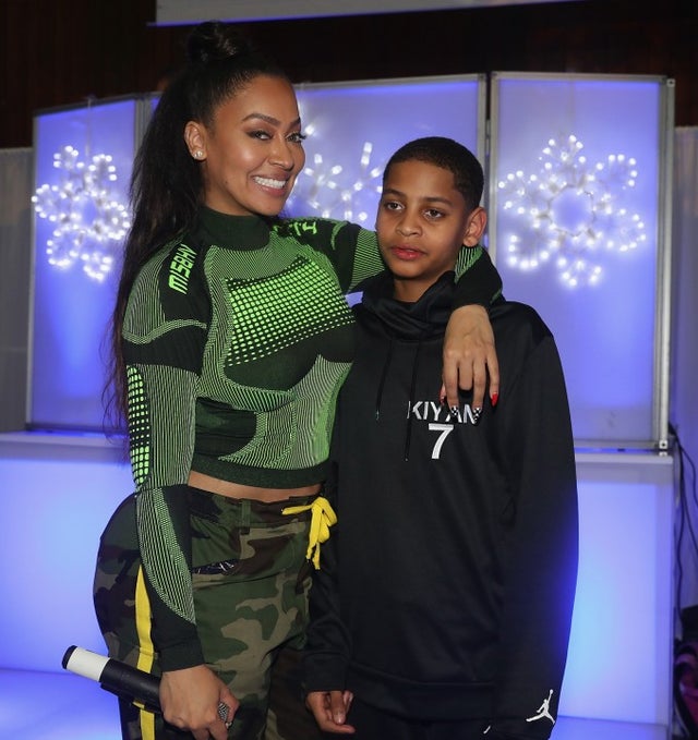 La La Anthony and Kiyan Anthony at 3rd Annual Winter Wonderland Holiday Charity Event 