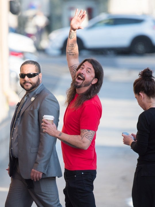 Dave Grohl at Jimmy Kimmel Live