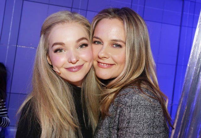 Dove Cameron and Alicia Silverstone backstage at Clueless on Broadway