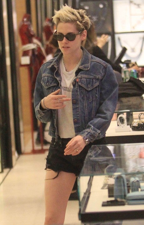 Kristen Stewart spotted shopping at Chanel