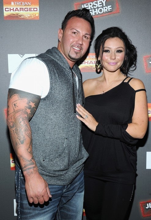 Roger Mathews and JWoww at Jersey Shore final season premiere party in 2012