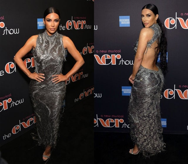 Kim Kardashian's dress at Cher show