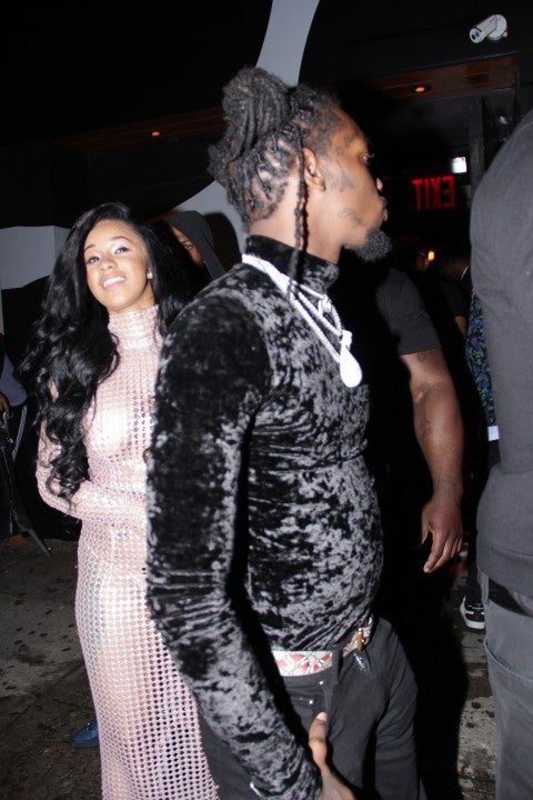 Cardi B and Offset at 1OAK met gala afterparty 2017