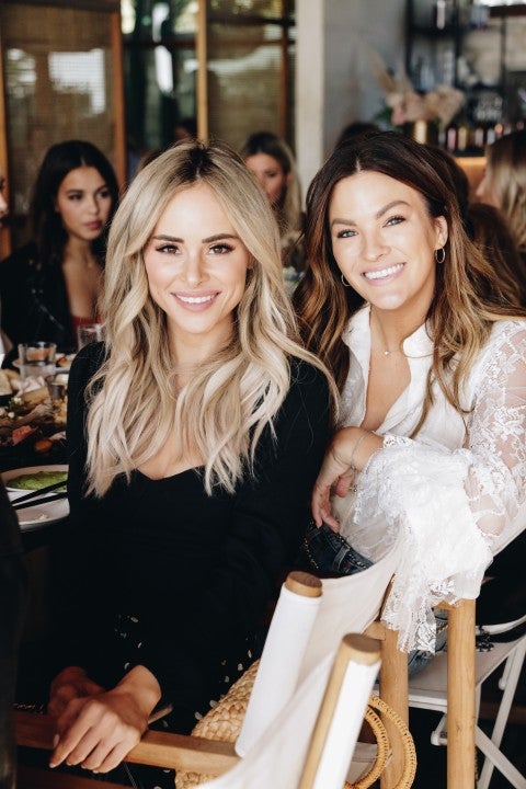 Amanda Stanton and Becca Tilley at lspace launch