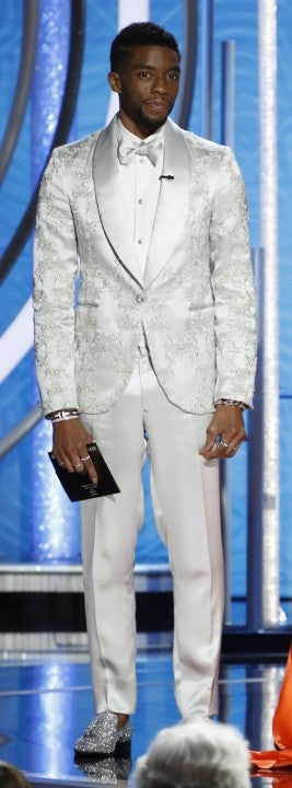 Chadwick Boseman Golden Globes 2019