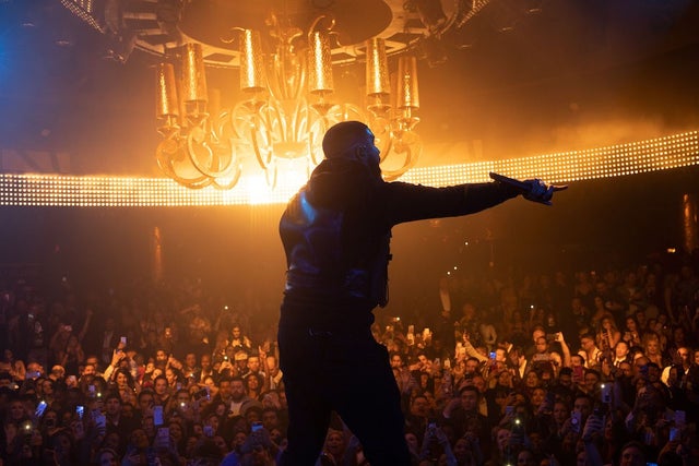 Drake performs at XS Nightclub at Wynn Las Vegas during CES