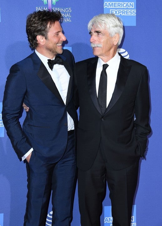 Sam Elliott and Bradley Cooper at the 30th Annual Palm Springs International Film Festival Film Awards Gala