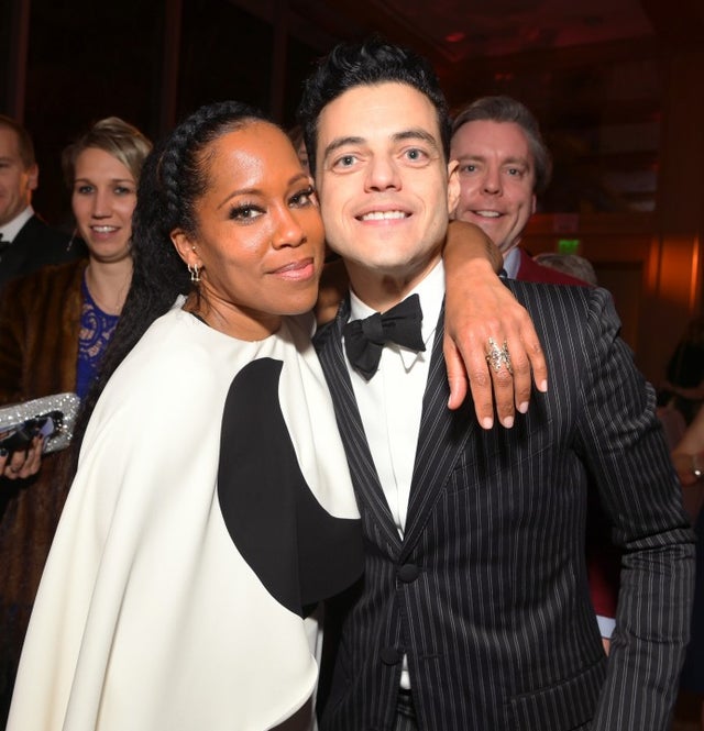 Regina King and Rami Malek at the after party for the 30th Annual Palm Springs International Film Festival Film Awards Gala
