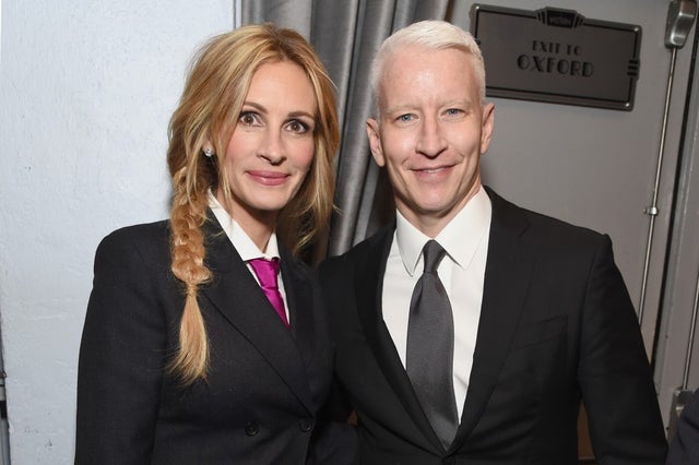 Julia Roberts and Anderson Cooper