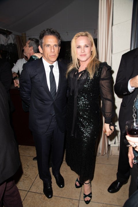 Ben Stiller and Patricia Arquette at Showtime Golden Globe Nominees Celebration