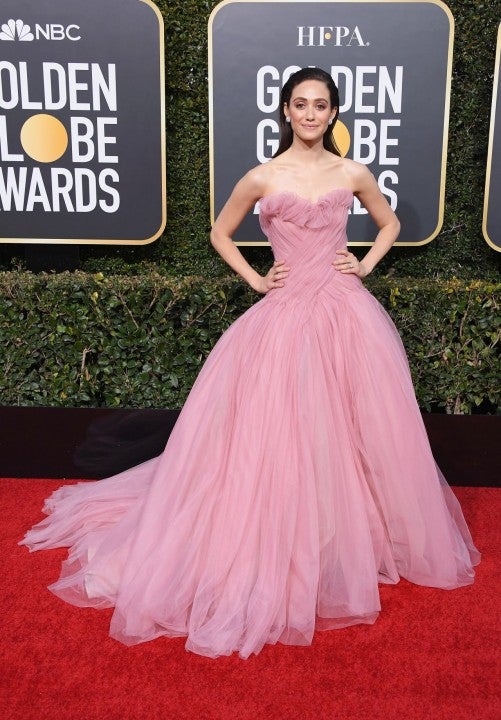 Emmy Rossum at Golden Globes