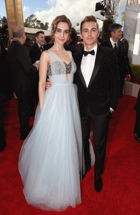 Alison Brie and Dave Franco at 2019 golden globes