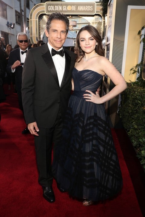 Ben Stiller and Ella Olivia Stiller at the 76th Annual Golden Globe Awards 