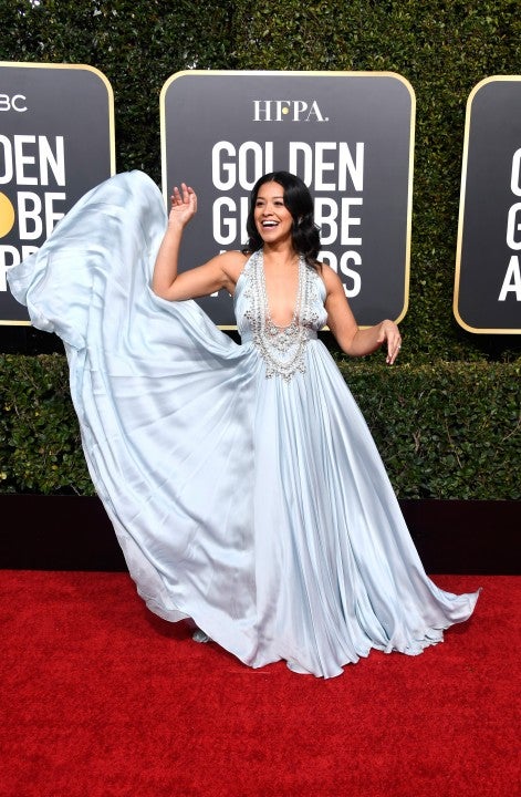 Gina Rodriguez at 2019 golden globes
