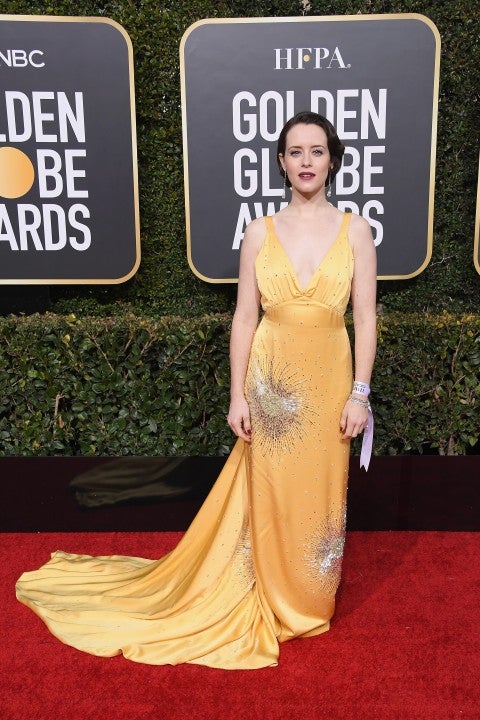 Claire Foy at 2019 golden globes