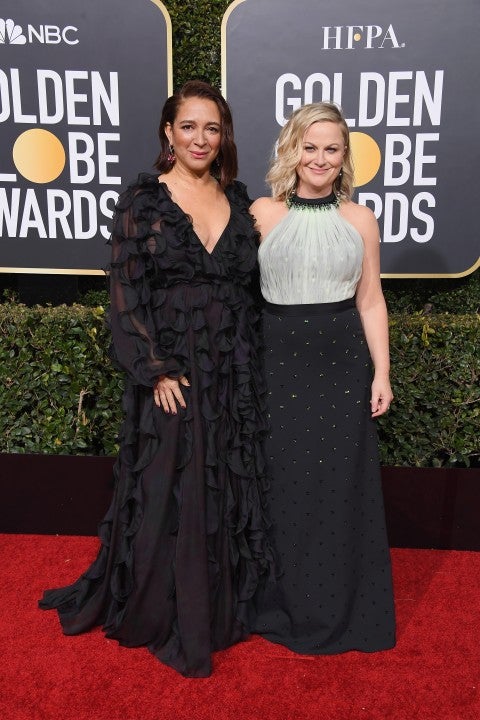 Maya Rudolph and Amy Poehler at 2019 golden globes