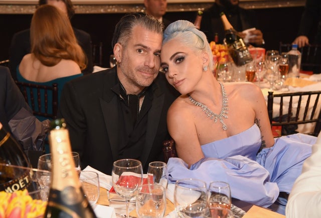 Christian Carino and Lady Gaga at 2019 golden globes