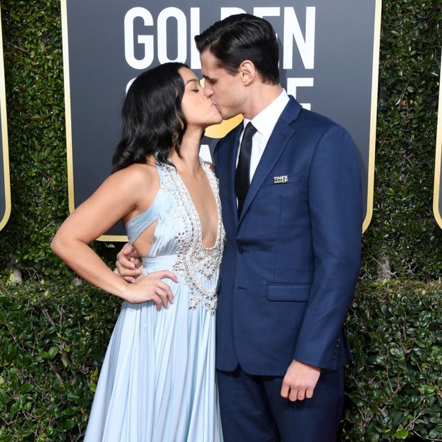 Gina Rodriguez and Joe Locicero at 2019 golden globes