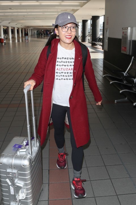 Constance Wu at LAX