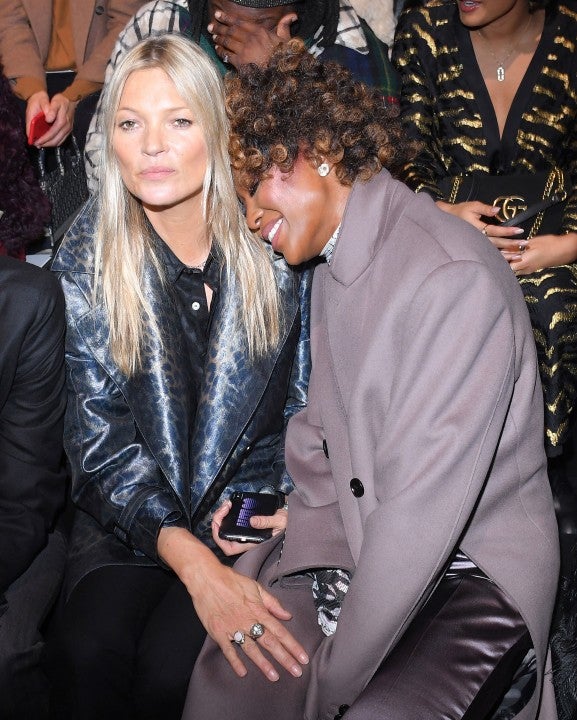 Kate Moss and Naomi Campbell at the Dior Homme Menswear Fall/Winter 2019-2020 show 