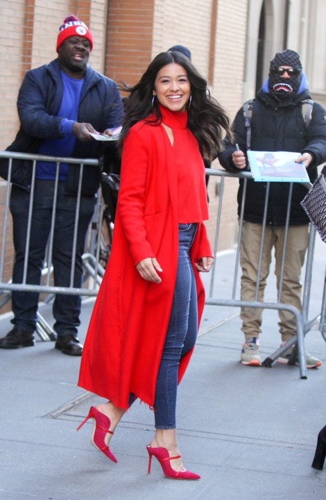 Gina Rodriguez in nyc