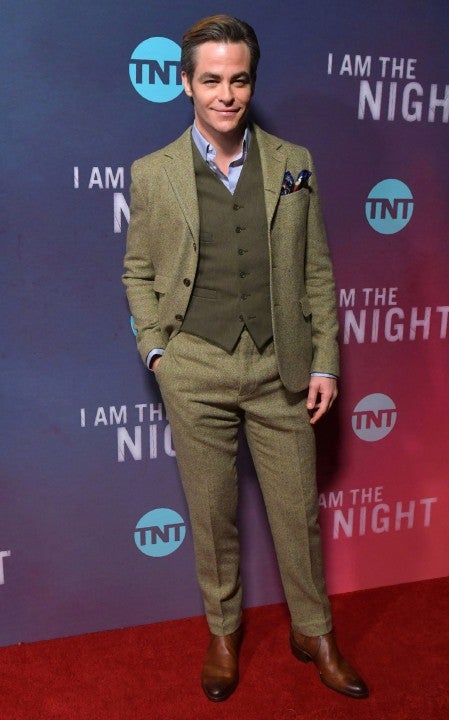 Chris Pine at I Am the Night premiere