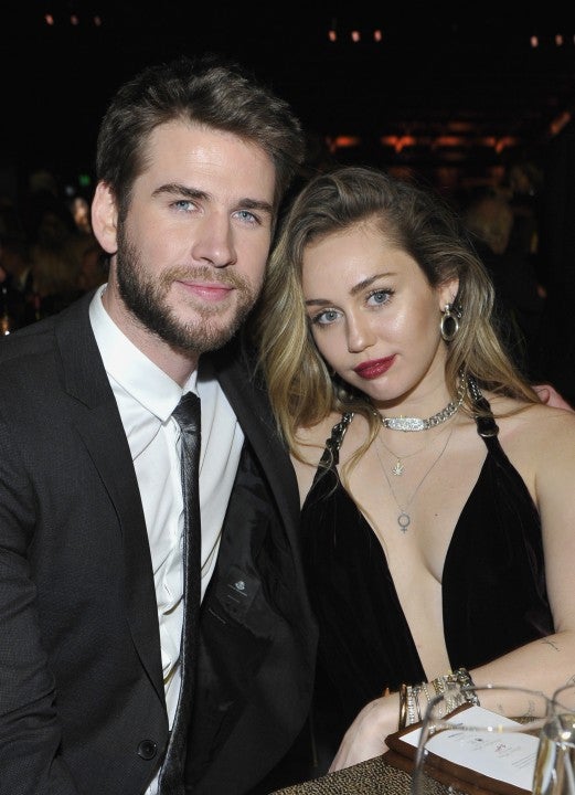 Liam Hemsworth and Miley Cyrus at 2019 g'day usa gala
