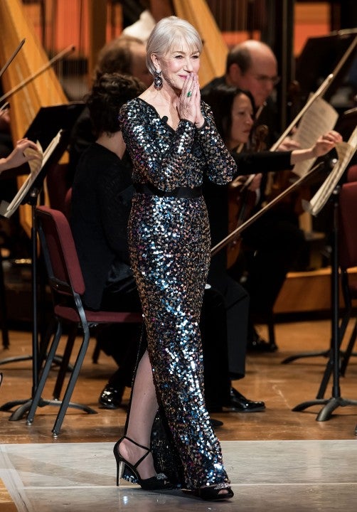 Helen Mirren performs in Philadelphia