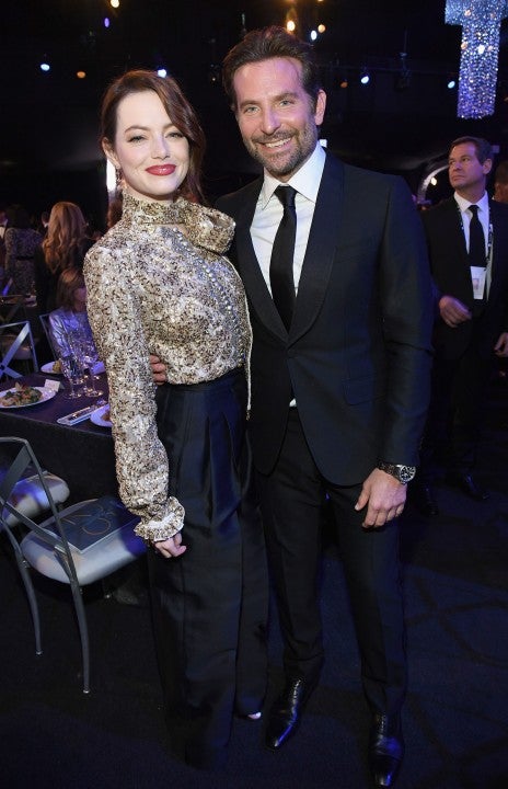 Emma Stone and Bradley Cooper at 2019 sag awards