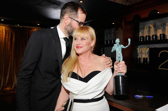 Eric White and Patricia Arquette at 2019 sag awards