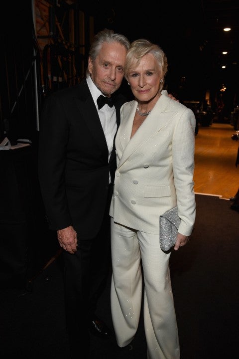 Michael Douglas and Glenn Close at the 25th Annual Screen Actors Guild Awards 