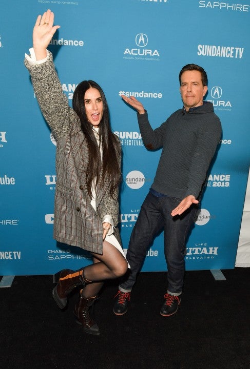 Demi Moore and Ed Helms