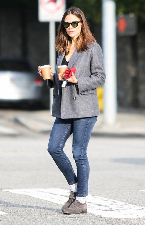 Jennifer Garner gets coffee in LA