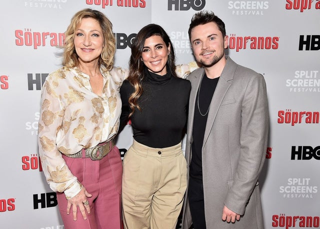Edie Falco, Robert Iler and Jamie-Lynn Sigler at the 'The Sopranos' 20th Anniversary Panel Discussion