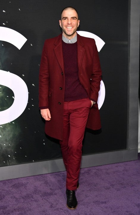 Zachary Quinto at Glass premiere