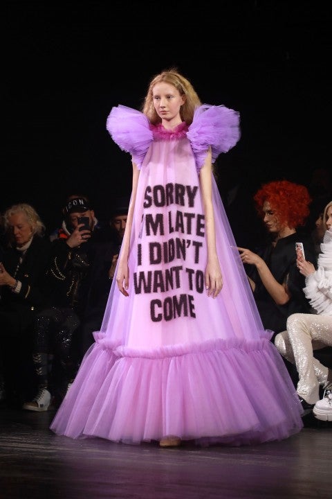 Viktor & Rolf spring 2019 couture late dress