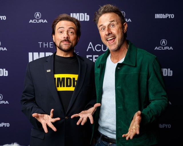 Kevin Smith and David Arquette at sundance 2019
