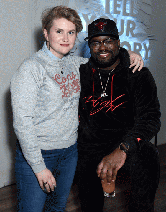 Jillian Bell and Lil Rel Howery at Sundance 2019