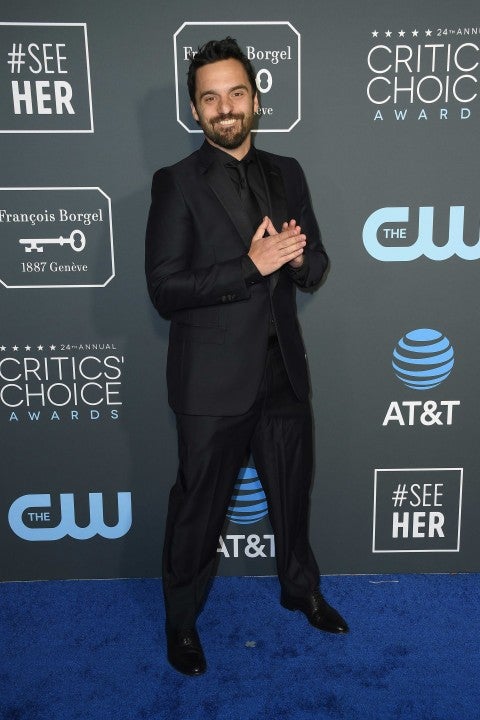 Jake Johnson at the 2019 Critics' Choice Awards in Santa Monica on Jan. 13