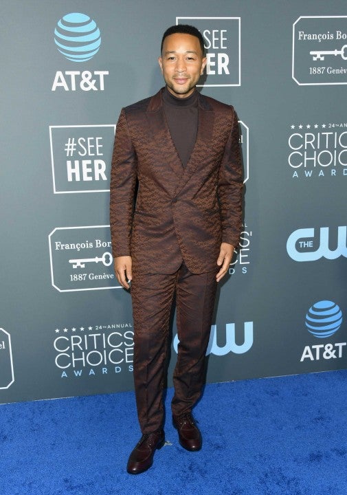 John Legend at the 2019 Critics' Choice Awards in Santa Monica on Jan. 13